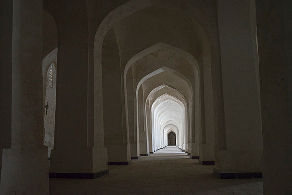 Mosque interior Plain.