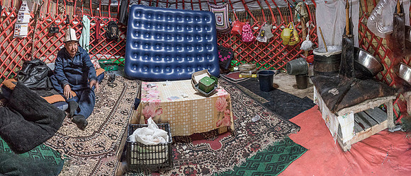 Inside Yurt